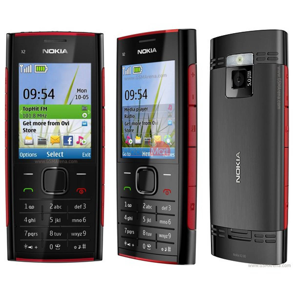 

Мобильный телефон Nokia X2-00, Черный
