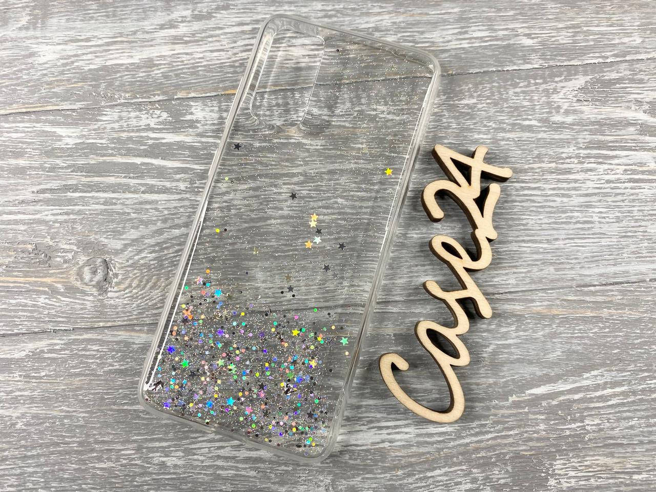 

TPU чехол Star Glitter для Samsung Galaxy S20 прозрачный, Разные цвета