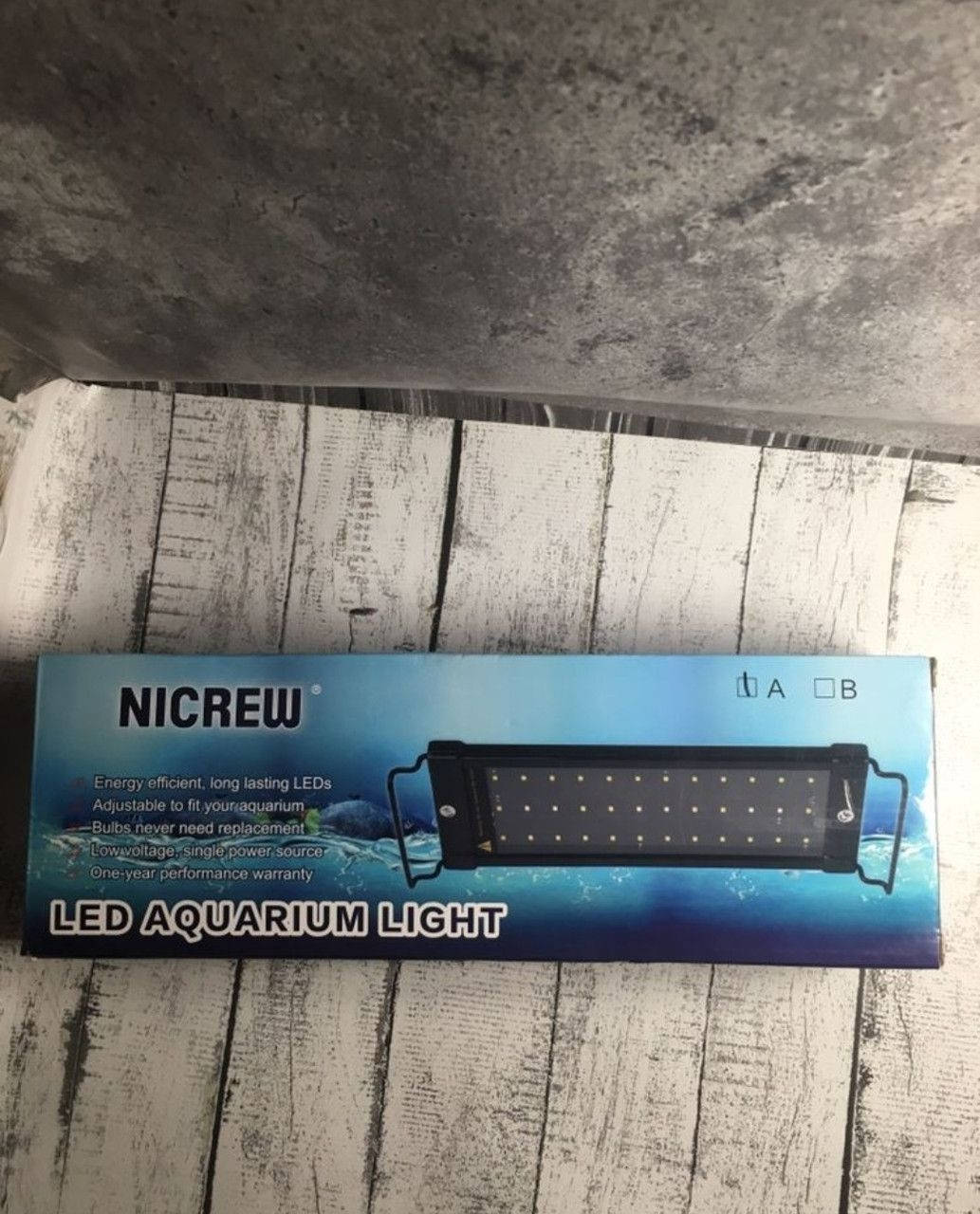 

Аквариумный светодиодный светильник Nicrew 28-50 см