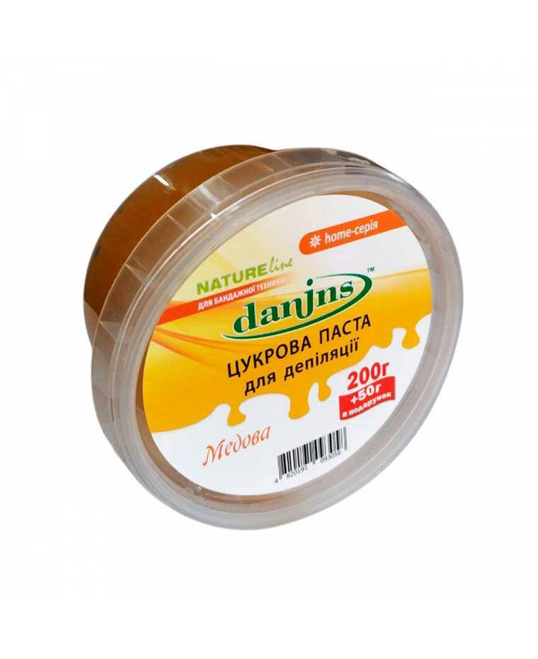 

Сахарная паста для депиляции в домашних условиях, 250 г, Danins Бандажная Медовая Данинс