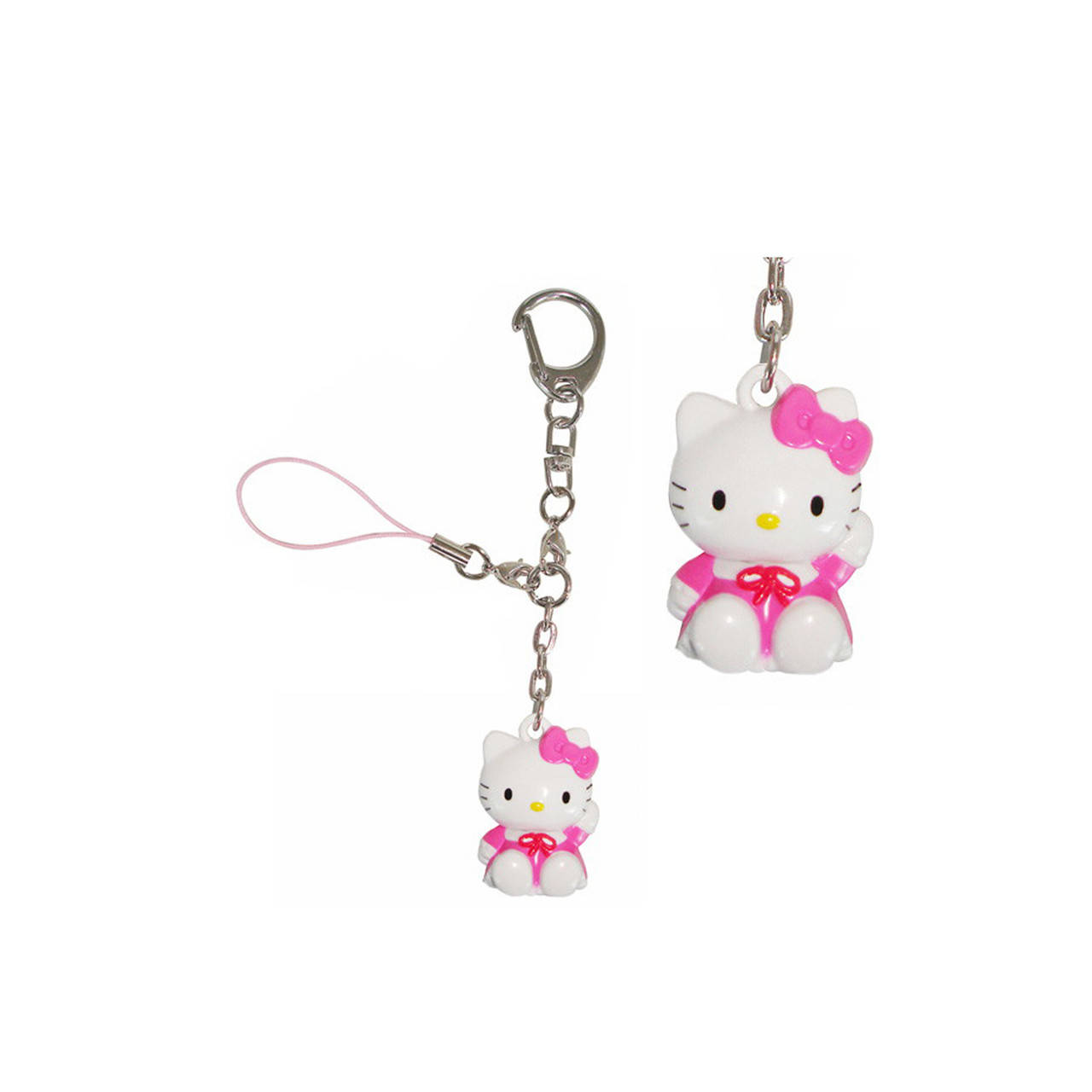 

Брелок Hello Kitty Sanrio Бело-розовый 4045316482658