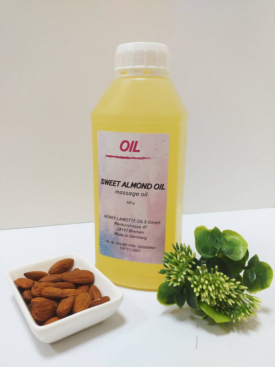 

Масло сладкого миндаля для тела и лица. Германия 500г