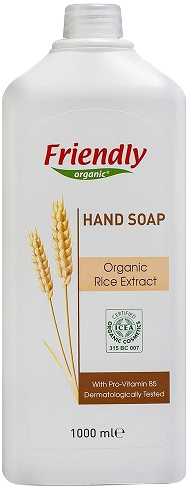 

Органическое жидкое мыло для рук Friendly Organic с экстрактом риса 1000 мл