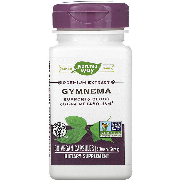 

Джимнема Nature's Way "Gymnema" 500 мг (60 капсул)