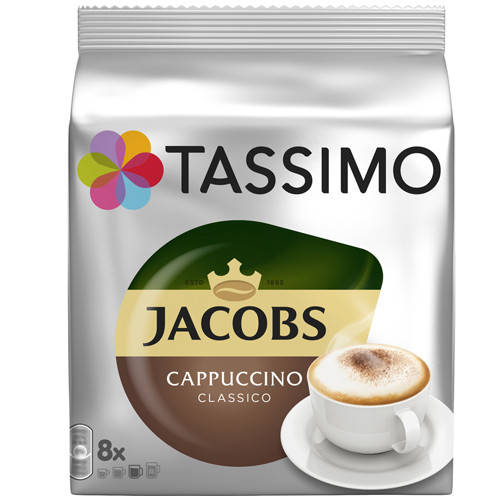 

Кофе в капсулах Tassimo Jacobs Cappuccino Classico 8 шт