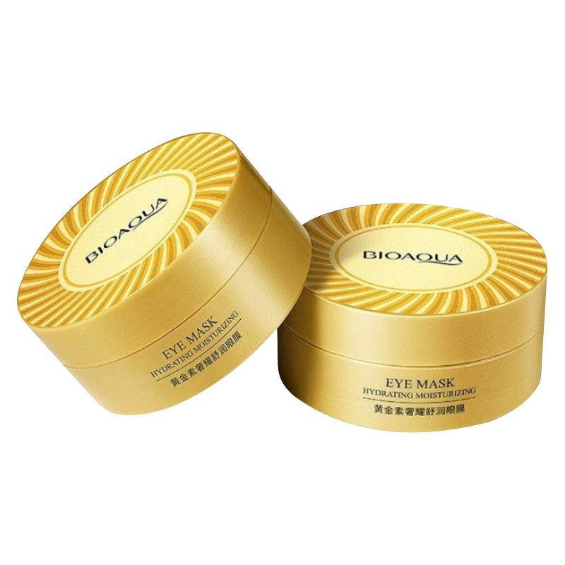 

Гидрогелевые патчи для глаз с ионами золота BIOAQUA Eye Mask Hydrating Moisturizing