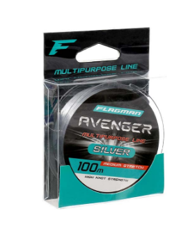 

Леска Flagman Avenger Silver Line 100м 0.30мм, Серый