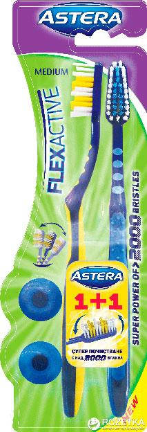 

Зубная щетка Astera Flex Active 1+1 Medium