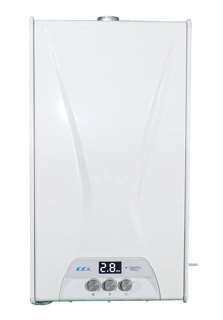 

Двухконтурный турбированный газовый котел E.C.A. Gelios Plus 24 HM, Белый