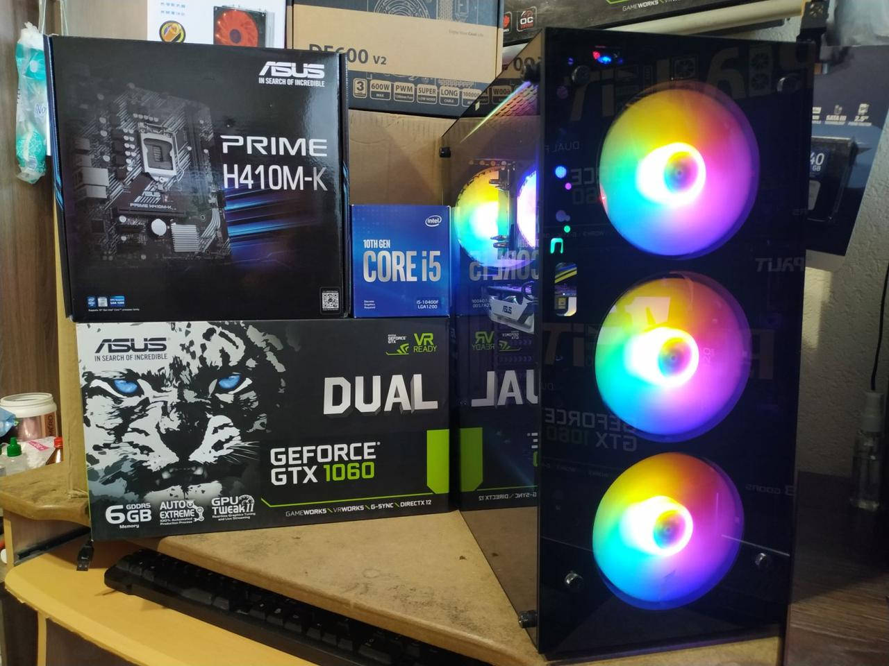 

Мощный игровой ПК Intel Core I5 10400 4.3 GHZ, GTX 1060 6GB, 16GB DDR4, 240GB SSD+1TB HDD Gaming PC