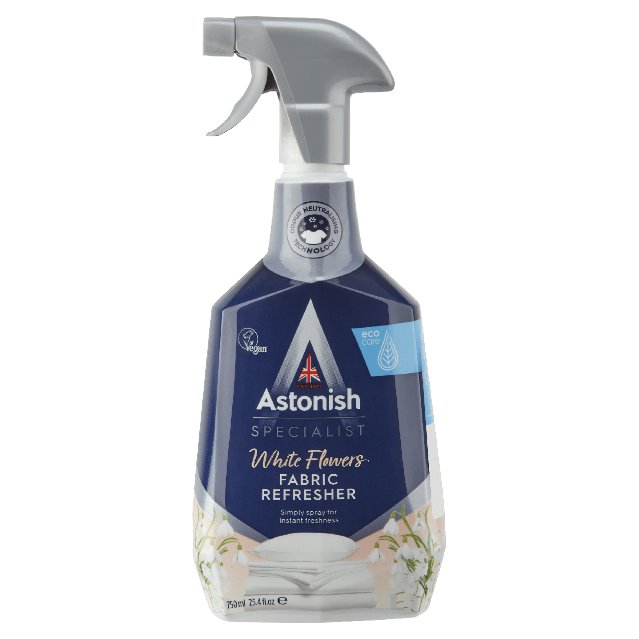 

Нейтрализатор запахов Astonish для текстиля, ковров и одежды Fabric Refresher 750 мл
