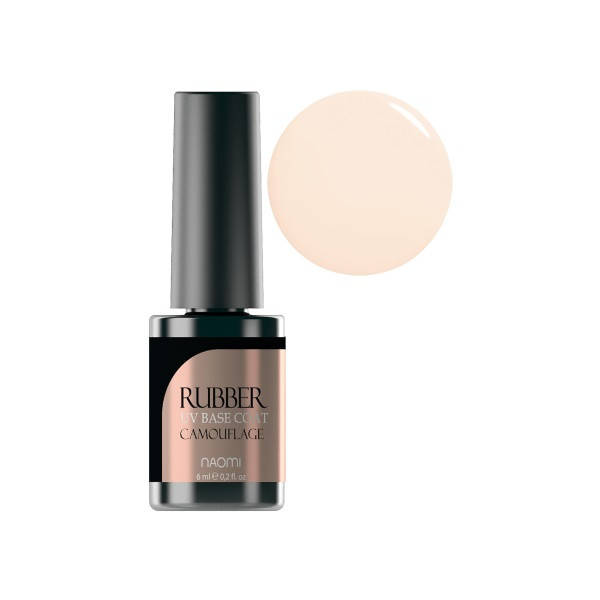 

Основа каучуковая для гель-лака Naomi Rubber Comouflage Base Coat №7 Бежевый 6 мл (6921Gu)