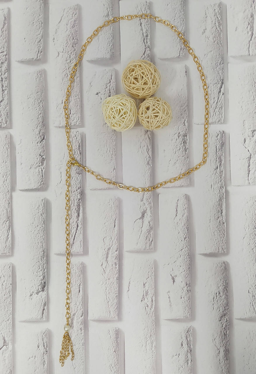 

Пояс - цепочка на талию бижутерия золото цвет Г181, Золотистый