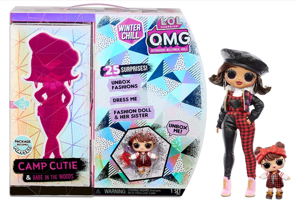 

Кукла ЛОЛ ОМГ Очаровашка LOL L.O.L. Surprise! O.M.G. Winter Chill Camp Cutie Fashion Doll & Babe