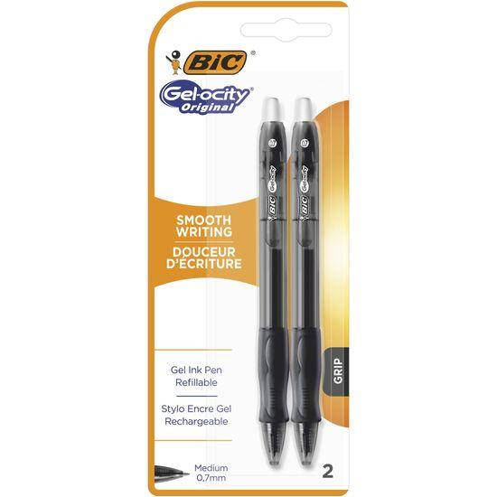 

Ручка гелева BIC bc964760 quot;Gel-Ocity Original quot;,по 2шт в блістері, чорна (20)