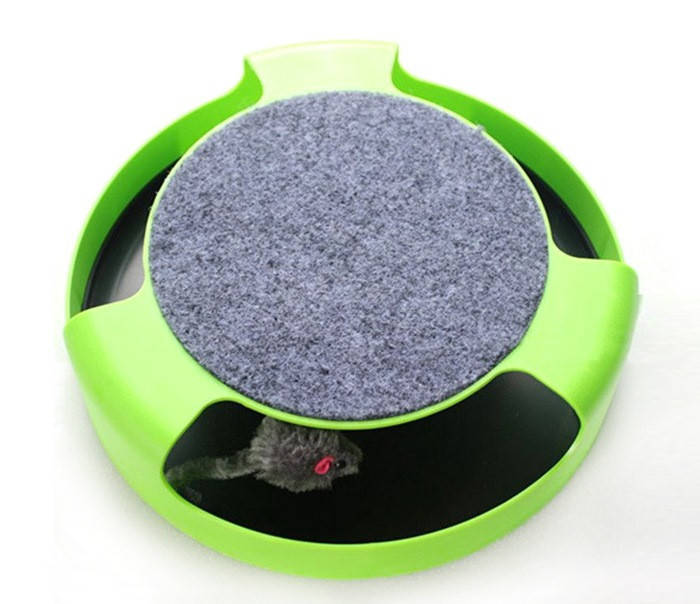 

Интерактивная Игрушка для Кошек Когтеточка Catch The Mouse Поймай Мышку, Белый