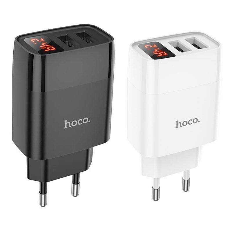 

Сетевое зарядное устройство HOCO C86A (2USB/2.4A), Белый