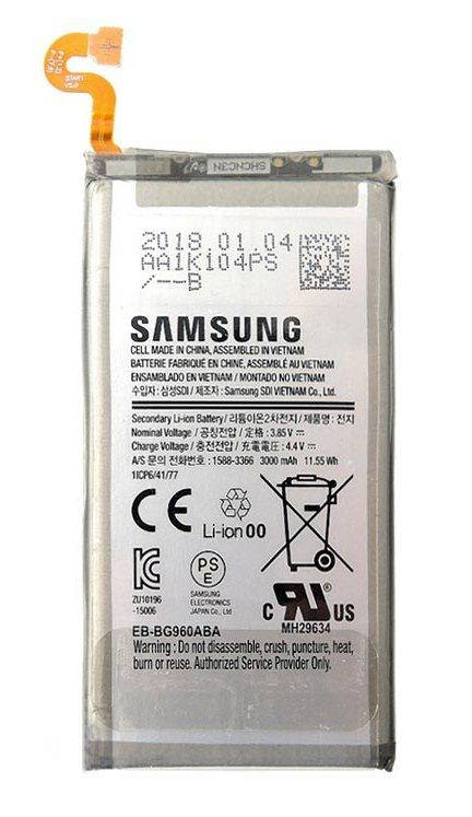 

Аккумулятор Samsung EB-BG960ABA ( G960F ) оригинал 100% ёмкость