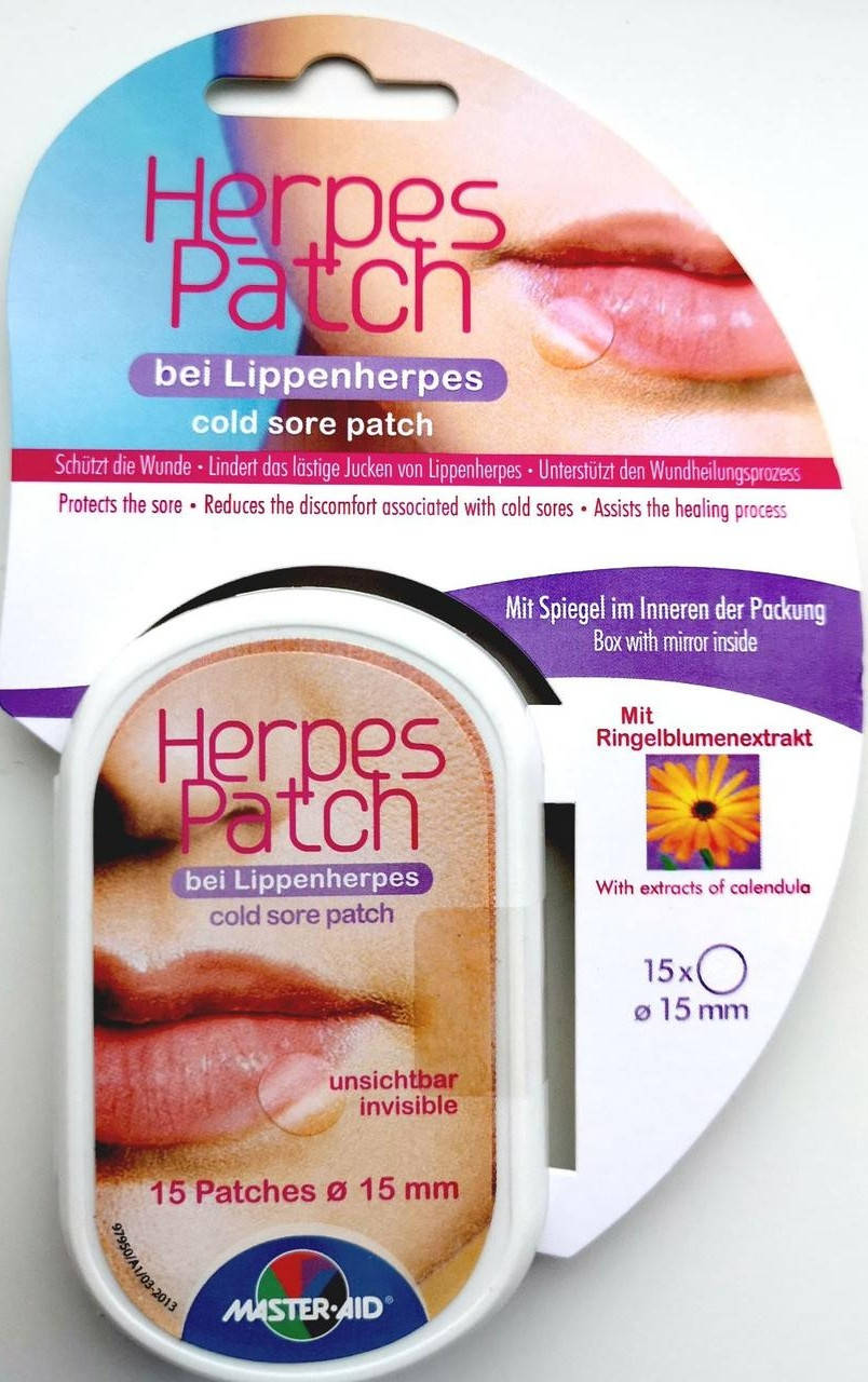 

Итальянский гидроколлоидный лейкопластырь для лечения герпеса Master-Aid Herpes Patch