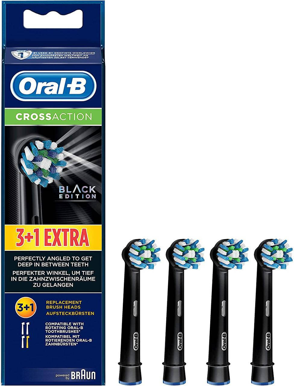 

Насадки для зубных щеток Oral-B CrossAction BlackEdition (ціна за одну насадку)