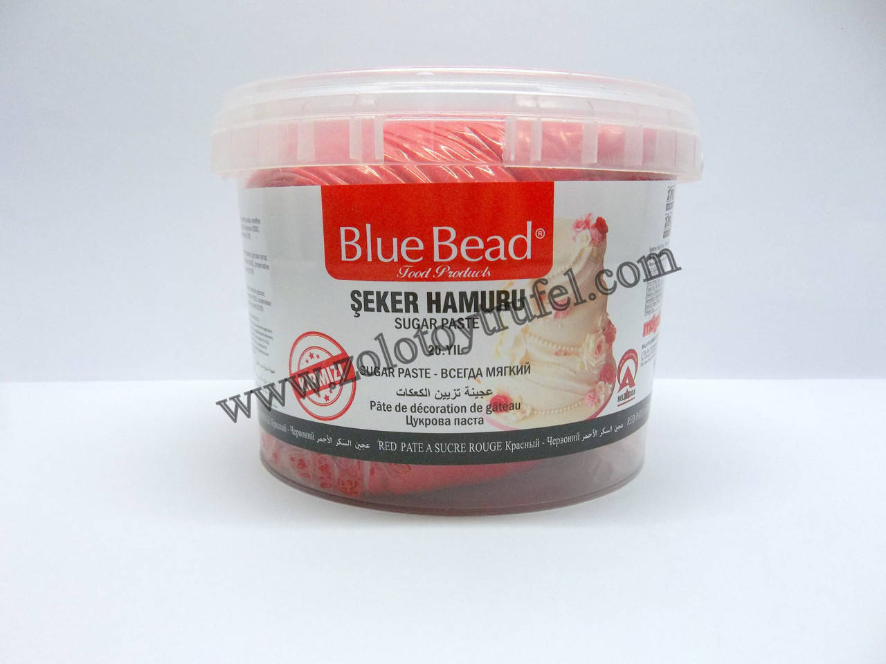 

Мастика для покрытия и декорирования "Красная 100 г." ТМ "Blue Bead"