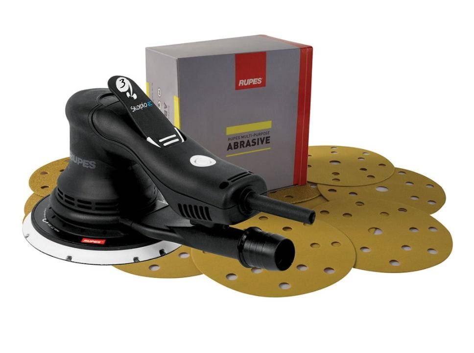 

Шлифовальная машинка Rupes Skorpio E RX253A эксцентриковая электрическая бесщеточный Ø150 мм в комплекте A