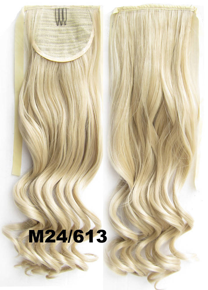 

Хвост на ленте из искусственных волос кудрявый