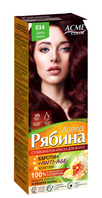 

Краска Рябина 034 Дикая Вишня