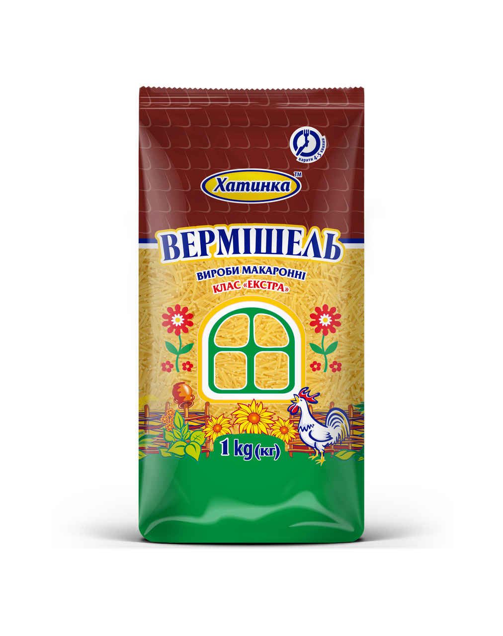 

Макароны ТМ Хатинка New , «Вермишель», 1000 гр.