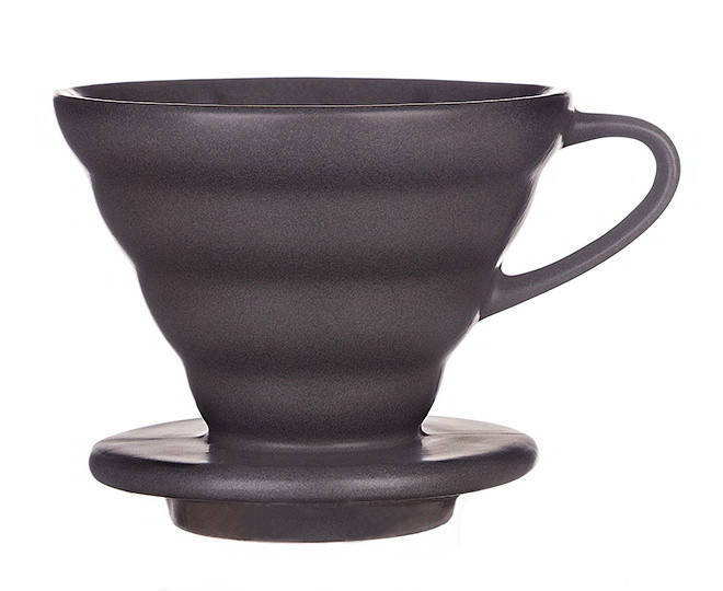 

Пуровер Angel's Co. 02 Hario V60 Style керамический черный на 1-4 порции