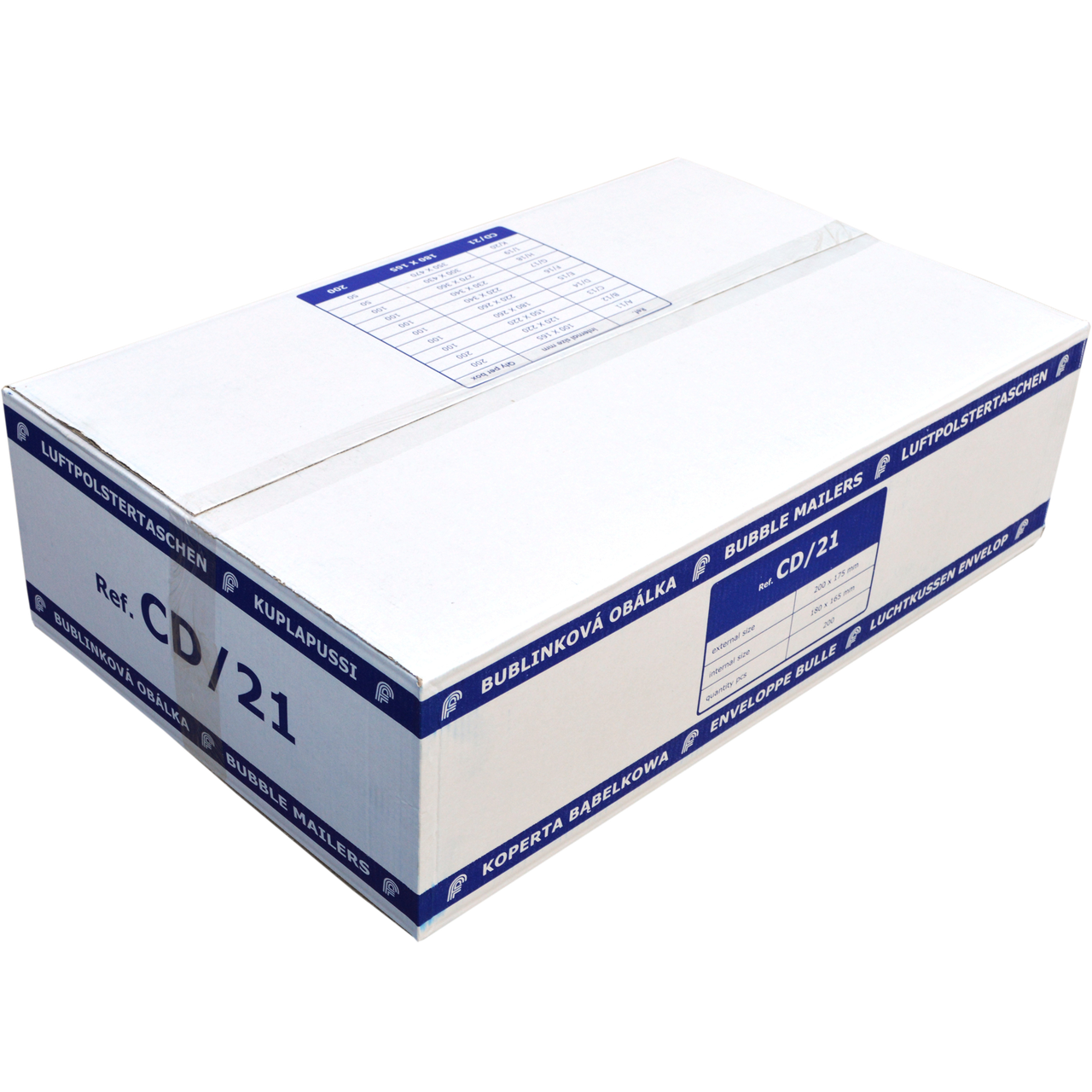 

Бандерольный конверт CD21, 200 шт, Filmar Польша, Желтый