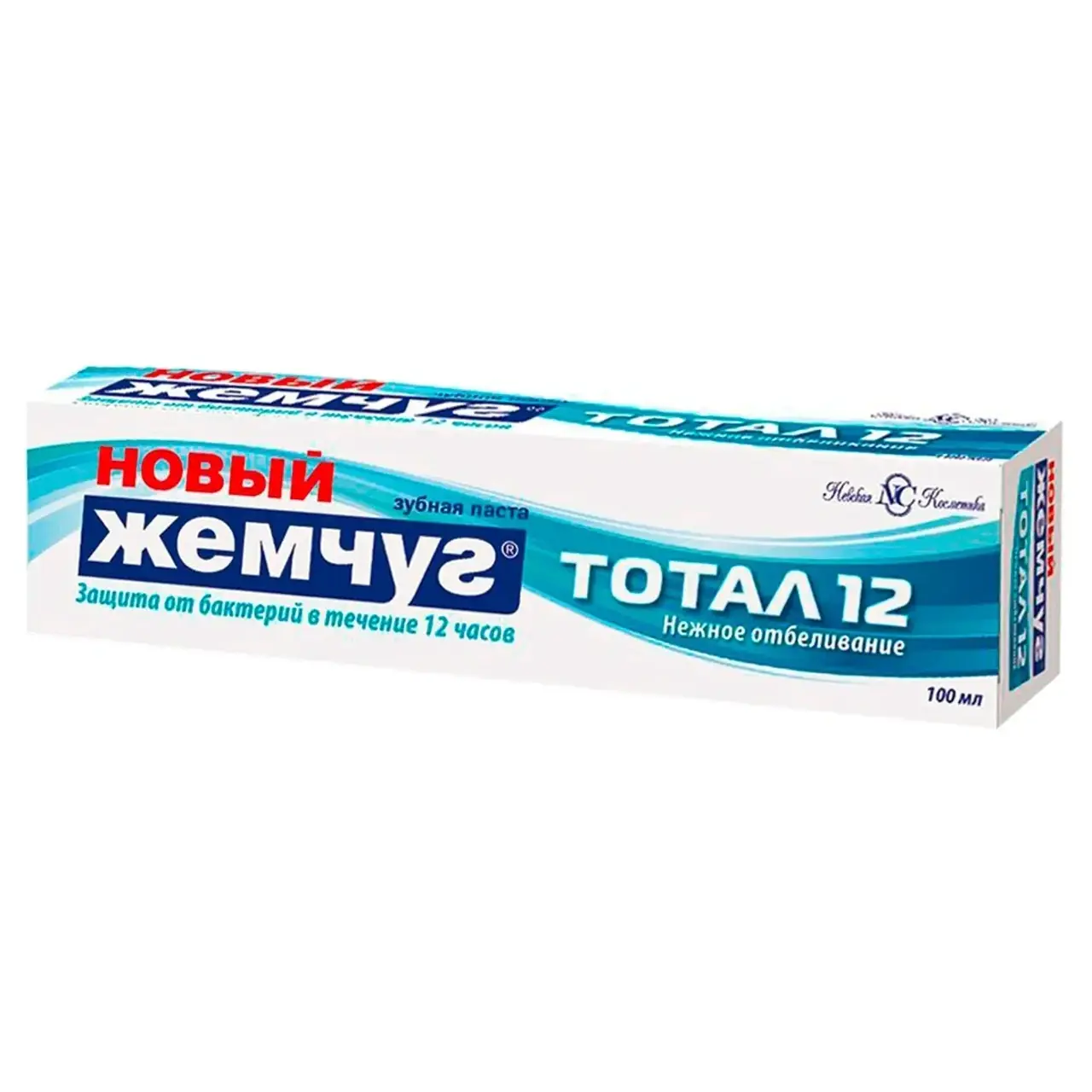 

Зубная паста Новый Жемчуг Тотал 12 + нежное отбеливание 100мл