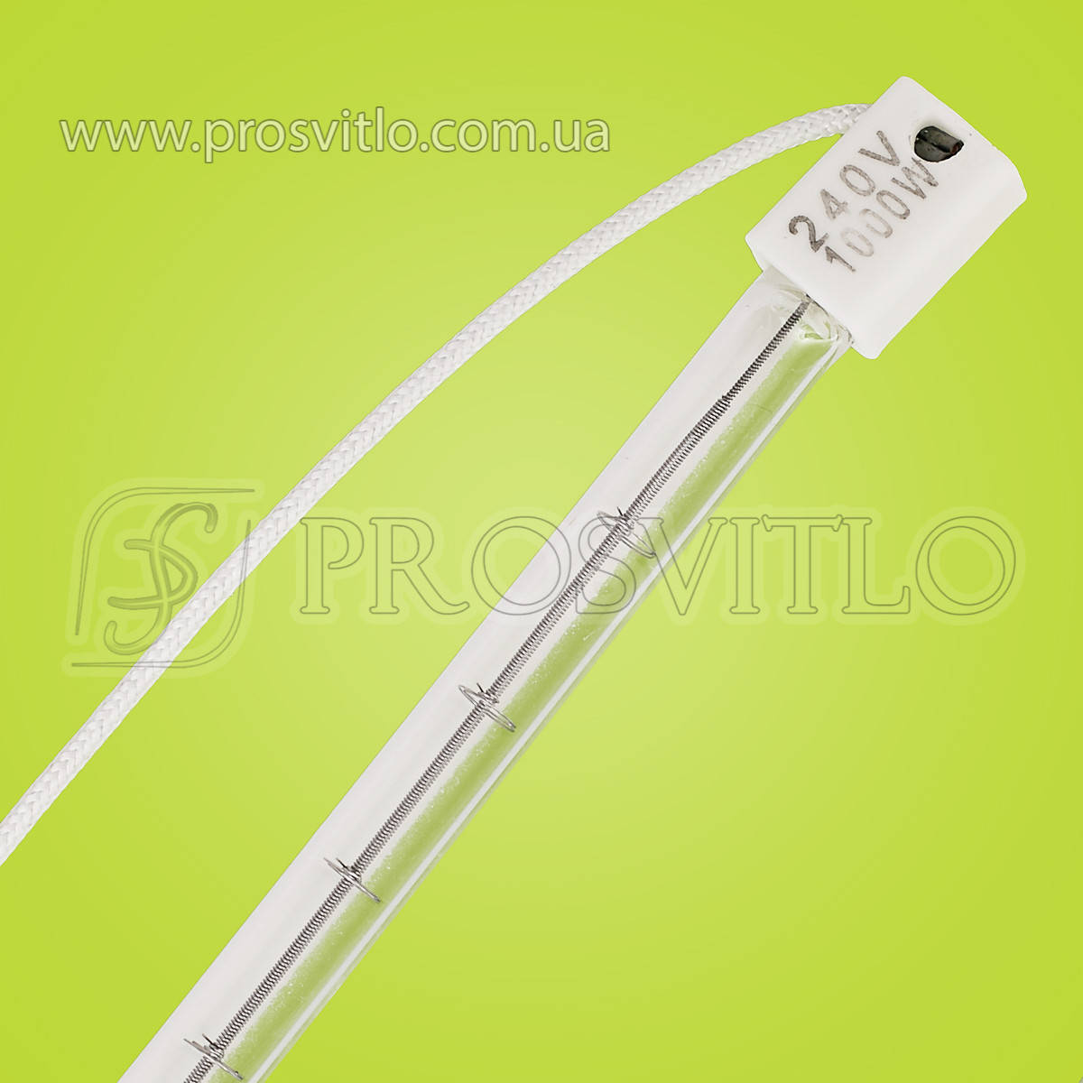 

Лампа КГТ 220-1000 SK15 490mm с белым отражателем (IRK)