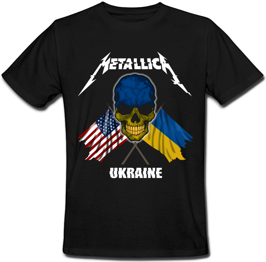 

Футболка Metallica - Ukraine (чёрная) XL