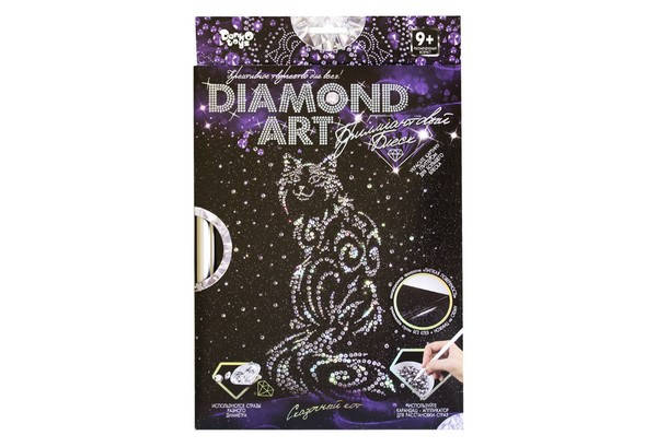 

Набір Алмазна картина Diamond Art 08 Казковий кіт Danko Toys