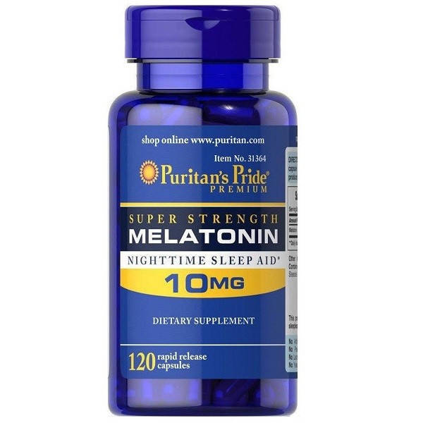 

Melatonin 10 мг Puritan Pride (120 капсул)