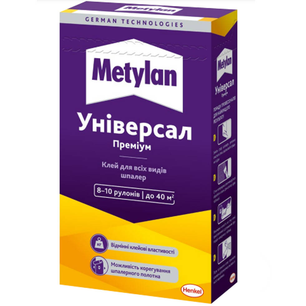 

Клей для обоев всех видов Metylan Универсальный Премиум 0,25кг (385132)
