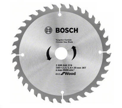 

Диск пильный 130х20/16x36 по дереву BOSCH ECO Optiline
