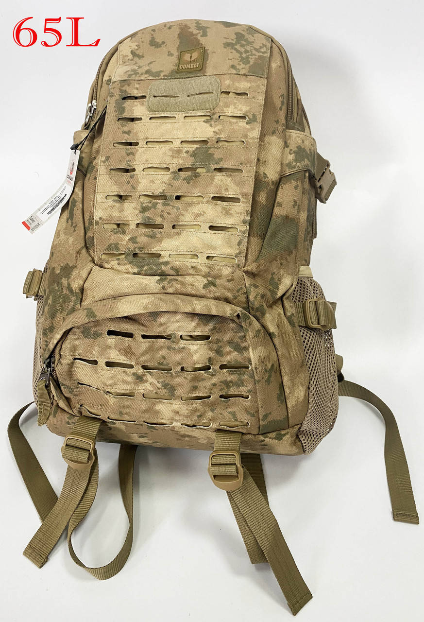 

Рюкзак военный COMBAT TACTICAL, 65 литров, MOLLE, цвет камуфляж (нагрузка 65 литров)