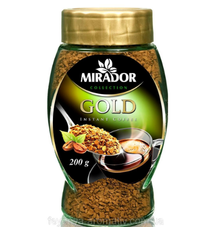 

Кава розчинна Mirador Gold Instant Coffee 200г.
