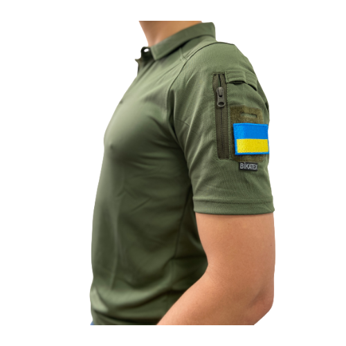 

Футболка (поло) для военных тактическая BIKATEX Оливковый, XXL