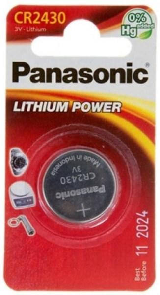

Батарейка CR2430 Panasonic Lithium (1шт) (код 75128)