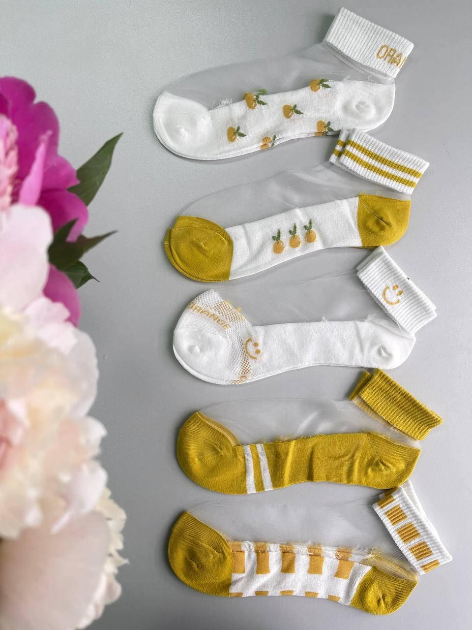 

Набор женских носочков 5пар р36-40, Разные цвета