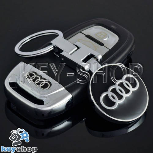 

Брелок для авто ключей Ауди (Audi) металлический