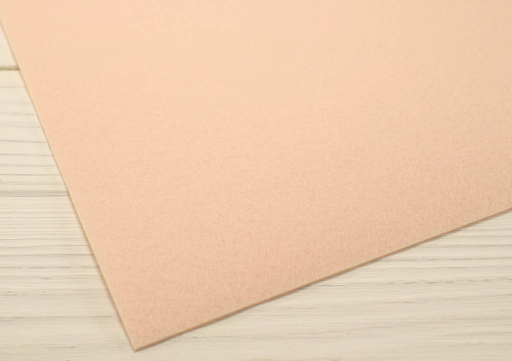 

Корейский жесткий фетр 1,2 мм (100х110 см) - №3 Бежевый