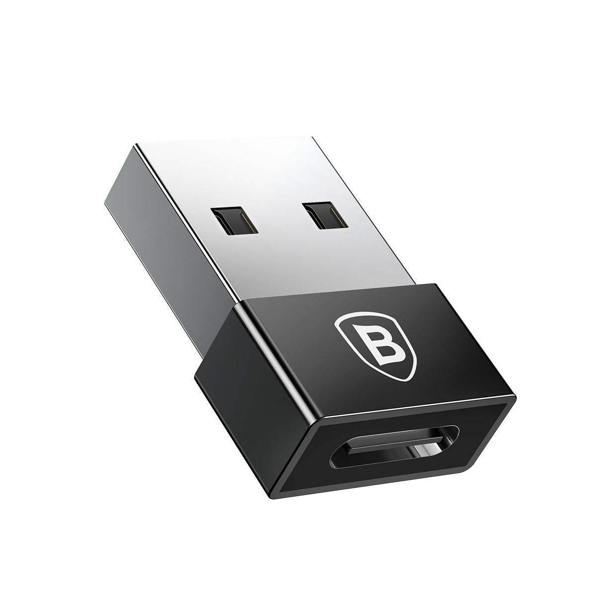 

Переходник Baseus Exquisite USB to Type-C Черный (CATJQ-A01)