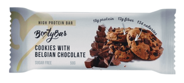

Протеиновый батончик BootyBar Печенье с Бельгийским Шоколадом (50 грамм)