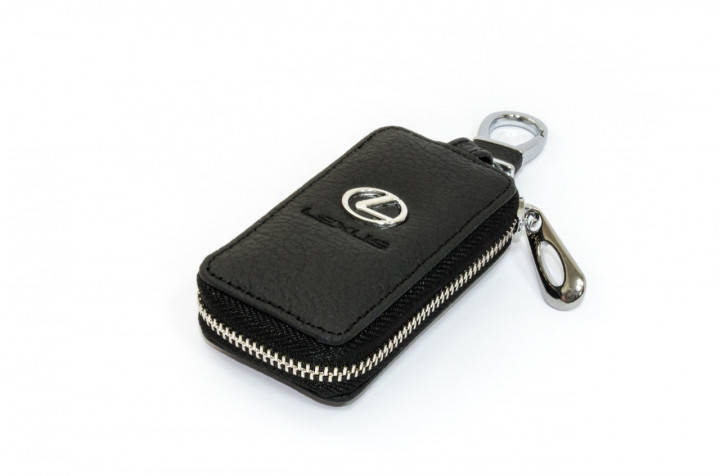 

ЧЕХОЛ ДЛЯ КЛЮЧЕЙ С КАРАБИНОМ LEXUS, Черный