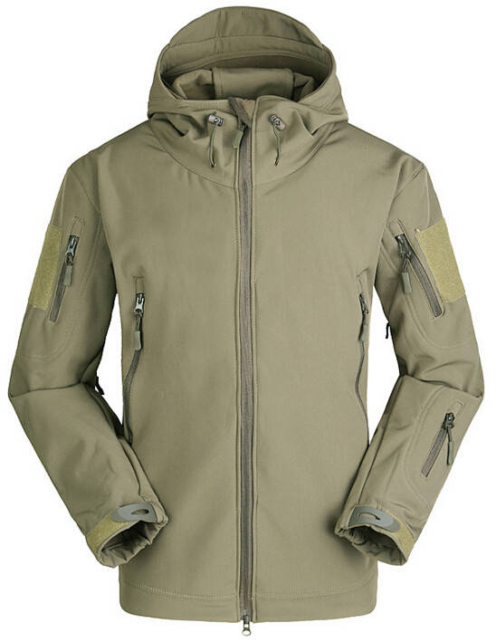 

Куртка тактическая Soft Shell ESDYХ олива XXXL, Оливковый