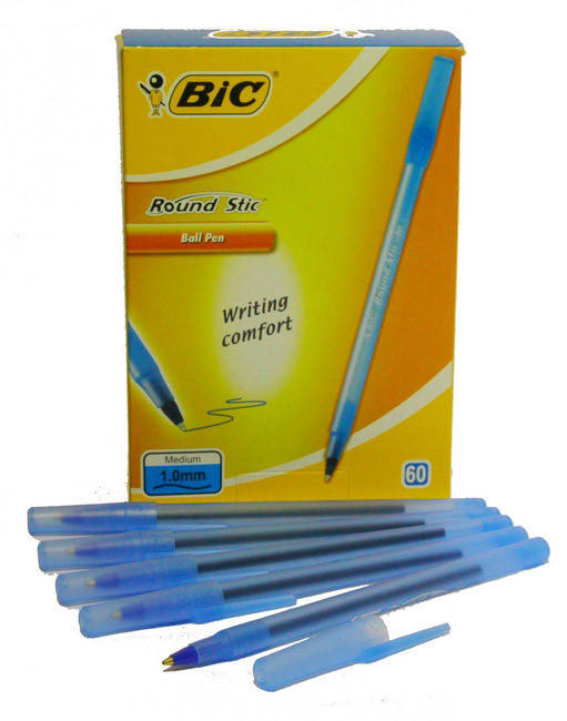 

Ручка шариковая BIC Round Stick 1мм синяя 8932